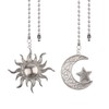 Dotlite Silver Ceiling Fan Pull Chain, 12 Inches Totem Bohemia