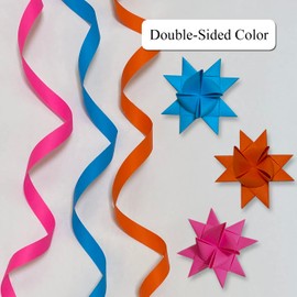 Multi Color Mix of Paper Strips for Weaving Projects (Multi Color Packs). Paper Strips for Moravian Stars, German Stars and Froebel Stars. 100 Strips per Pack (1/2 x 20 inch)