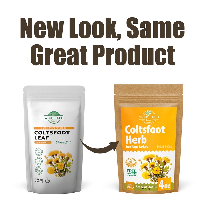 4 oz. Coltsfoot Herb Leaf Tea (Tussilago Farfara) - 113g