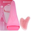 Generic Pink Crystal Ice Roller and Gua Sha Tool for