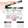 Sedremm Dry Erase Director's Film Movie Clapperboard Slate for Film