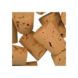 WidgetCo Size 7 Cork Stoppers, Standard Grade, Regular Length, Tapered Corks (Qty 100)