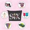 Musical Bag Six Broadway Musical Inspired Zipper Makeup Bag for