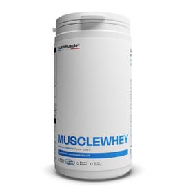 ミックスプロテイン (ホエイ & アイソレート) マッスルホエイ 天然由来プロテイン 筋力トレーニングやフィットネスに Nutrimuscle ニュートリミュスクル 天然チョコレート香料 500g