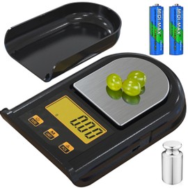 Retoo Pocket Scales Precision Scales 500 g / 0.01 g Digital Gold Scales Coin Scales with LCD Display Function LCD Display Multifunctional for Food Jewellery Jewellery Scales Kitchen Scales