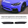 1 Pair Front Bumper Side Vent Splitter Sporty Left Right