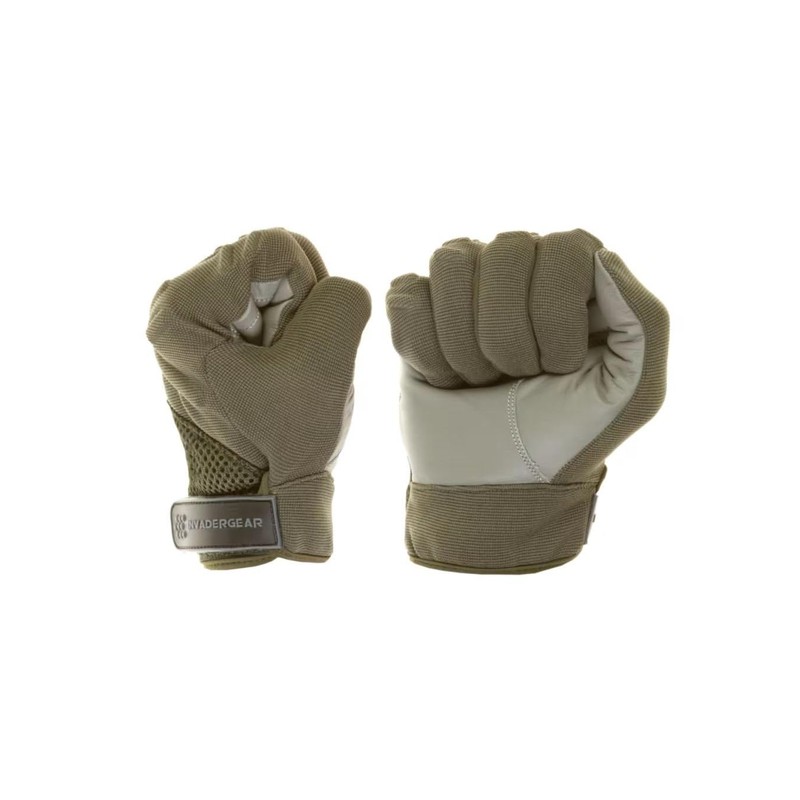 Invader Gear Shooting Gloves Olive Size XL, olive