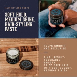 18.21 Man Made Hair Styling Product, 2oz. Absolute Mahogany Scent in Paste with Natural Shine Finish