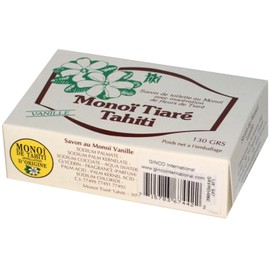 Soap Bar Vanilla Monoi Tiare Cosmetics 4.6 oz Bar Soap