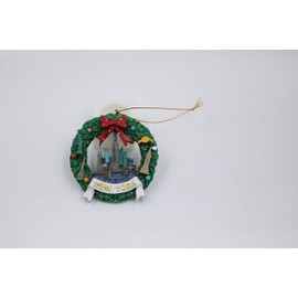 ZIZO New York Christmas Wreath Ornament Collection 3 inches (Empire State Building)
