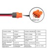 GINTOOYUN 45A Connector to XT60I-F Power Cable 12AWG 45A Connector
