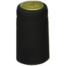30 Black PVC Shrink Capsules