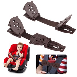QOPAHI Car Seat Strap Anti Escape, Baby Harness Chest Clip Car Seat Safety Clip, Prevent Children/Kids Taking Their Arms Out of Child Car Seat/High Chairs/Strollers/Baby Reins(2 Pack)