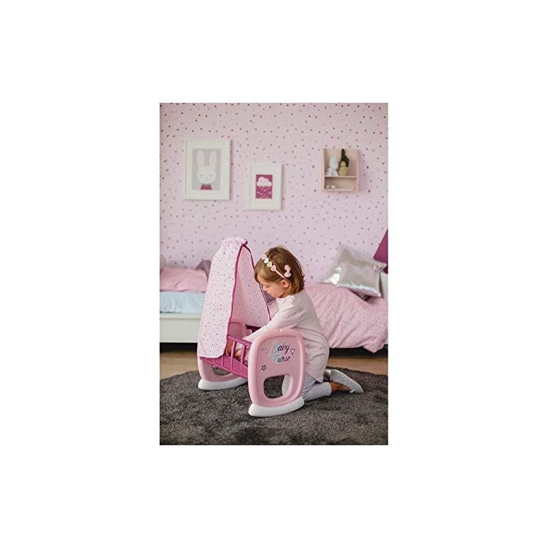 Smoby - Baby Nurse Cradle, Pink