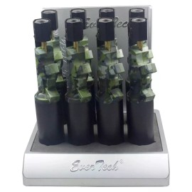 Ever Tech Gun Shaped Jet Torch Lighter Camouflage Color Refillable Adjustable Novelty gift