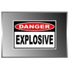 Explosive Danger Sign Vinyl Decal Bumper Sticker