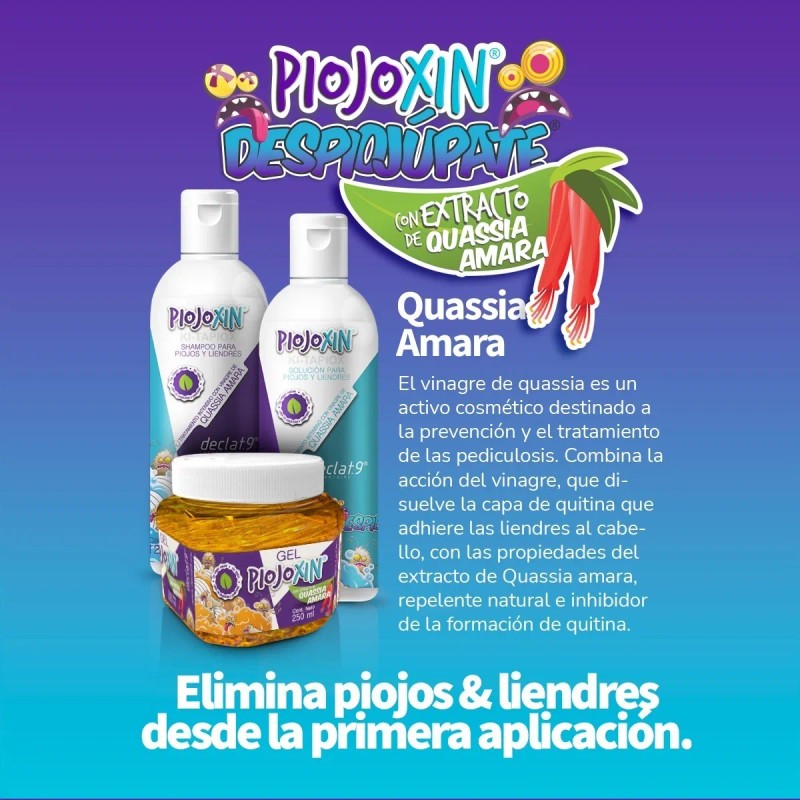 Kit Solución Y Gel Fijador Contra Piojos Y Liendres