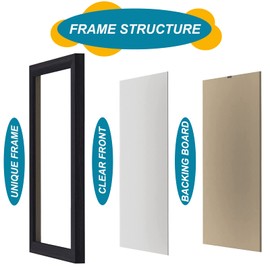 SM Decor Walnut A4 Picture Frame - Freestanding and Wall Mounted Photo Frame for Pictures Posters & Certificates, A4 Size Compact Picture Frames - Walnut, A4 (21 x 30 cm)