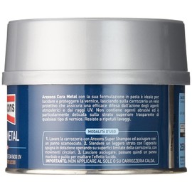 AREXONS 0190160 Pack Mirage Wax Metal, White Cream, 250 ml