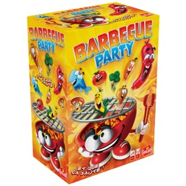 Goliath Games: BBQ Party - Who Will Be the Grill Master? | Kids Action Board Game | For 2-4 Players Ages 4+, Red