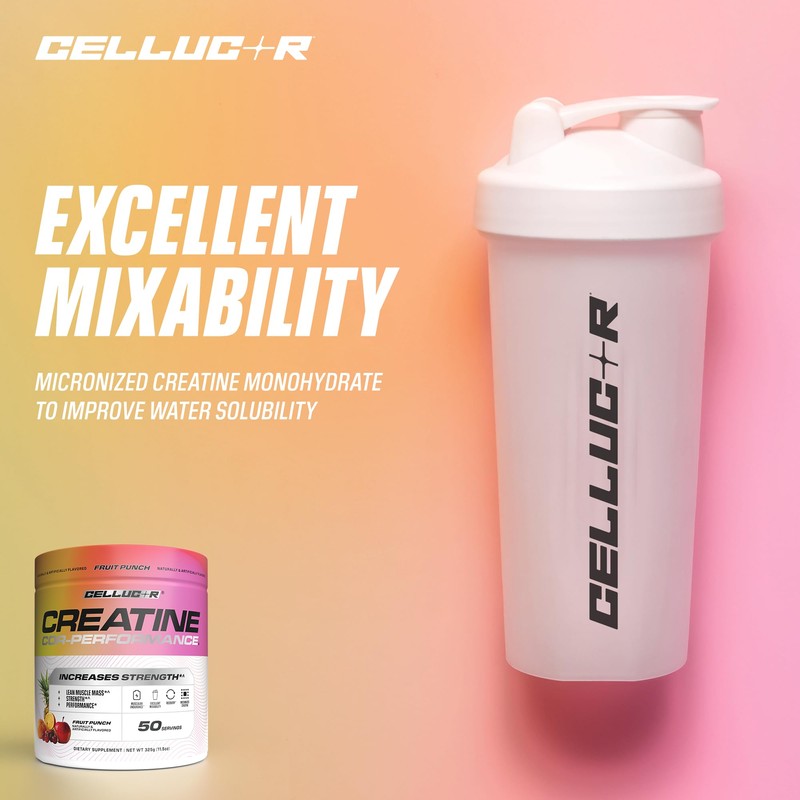 Cellucor Cellucor Creatine Powder, Fruit Punch Flavor - Increases Strength,