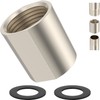 iFealClear Brass Pipe Fitting 1/2 inch G Female Thread, Shower