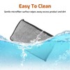 Tzylomirx 5"×3" Car Interior Scrubbing Sponges, Microfiber Car Wash Sponges,