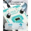 Donner Circle Looper Effects Pedal Drum Machine Tempo 40 Slot