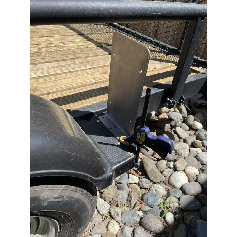 Elevate Metalcraft Side Mount License Plate Holder Trailer Flatbed RV