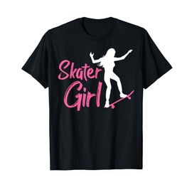 Skateboarding Design for Girls Women Skateboard Skateboarder T-Shirt