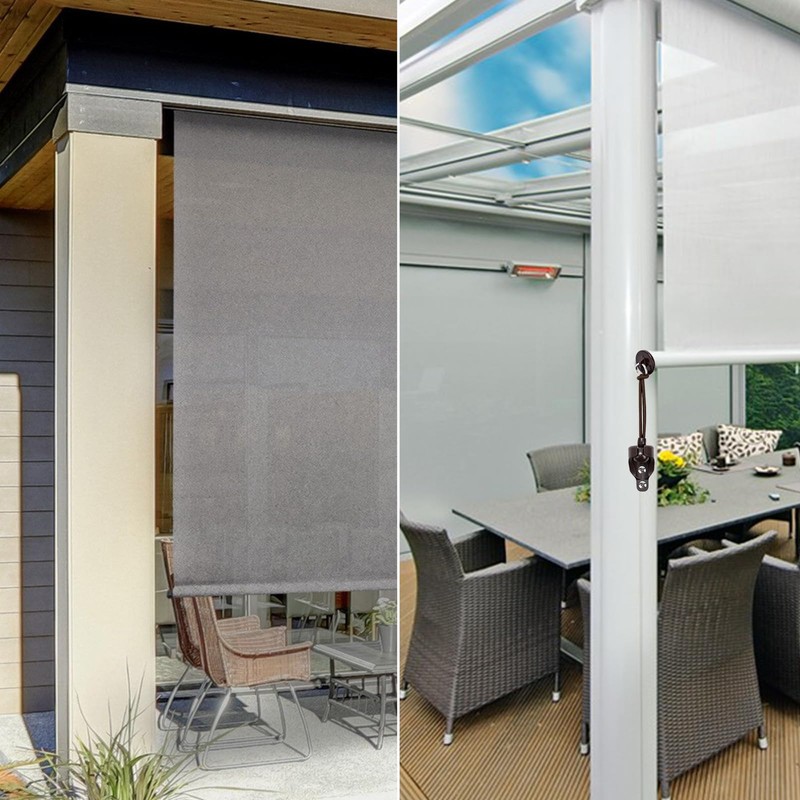 Universal 3-Pack Bungee Pull Ring End Cap Kit,Replacement Shade Parts