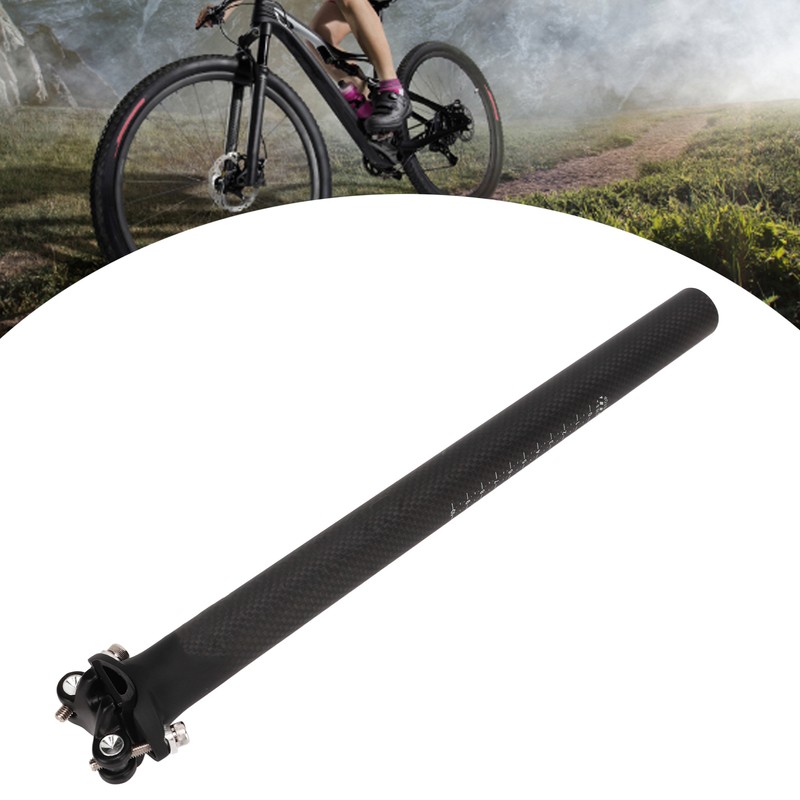 Carbon Bike Seatpost 30.8 X 400mm Ultralight Replacement Bike Seat