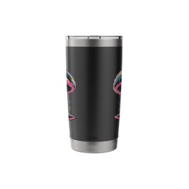 Vibrant Explosive Mushroom Cloud Stainless Steel Insulated Tumbler