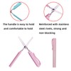 LEEQ Pack of 4 Pocket Scissors - Coloured Scissors, Folding