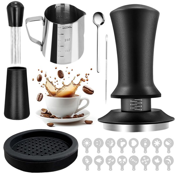 Espresso Tamper Set, Coffee Tamper Set, Barista Accessories, Coffee Distributor
