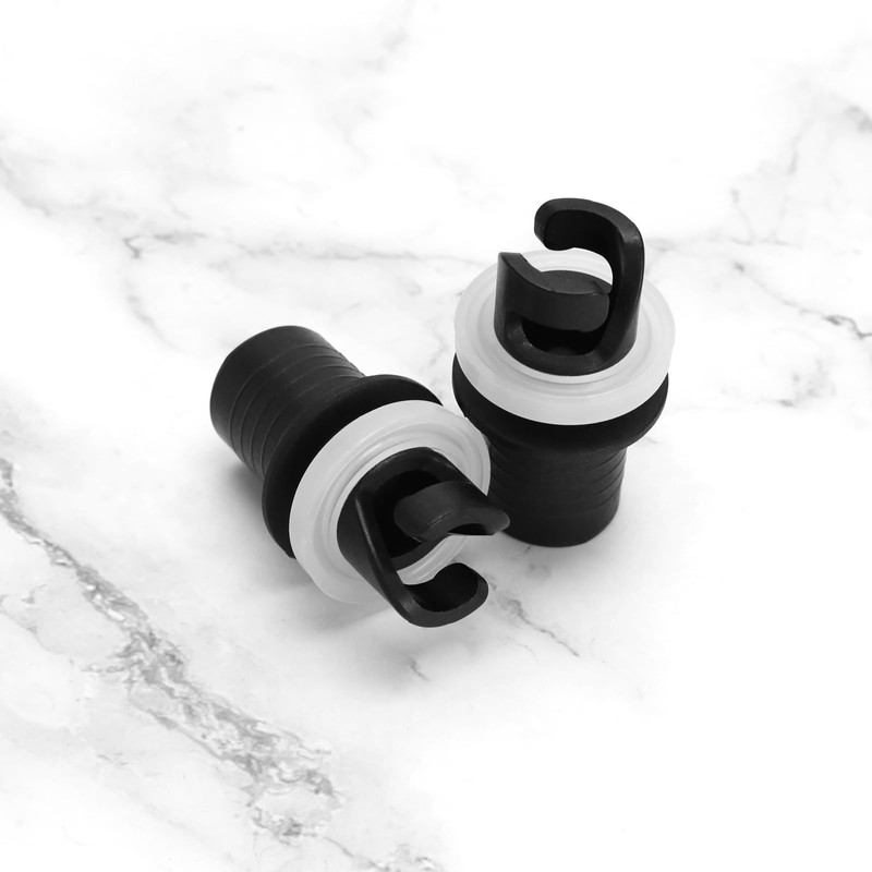 EMSea 2Pcs Inflatable Boat Valves Hose Adapter Connector Sup Pump