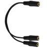 Seadream 3.5mm 1/8" TRS Stereo 1 Female to Dual 2