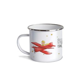 Rapoza Collective - Pocillo/Taza de Peltre EL PRINCIPITO, VER CON EL CORAZON 10oz (300ml), Pewter Cup LITTLE PRINCE, No se despinta, Perfecta para la Oficina o Regalo
