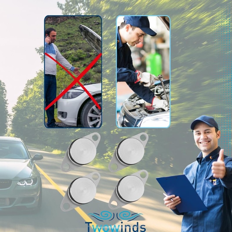 Twowinds - Anti-interference kit 4 input valves (22 mm) +