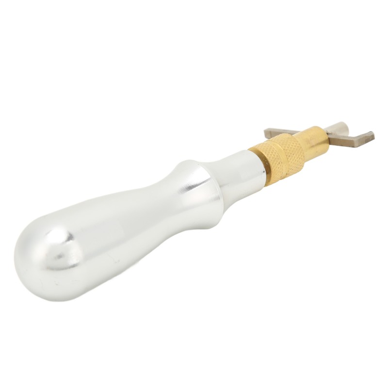 Leather Groover Professional Aluminum Handle Hand Made DIY Leather Craft