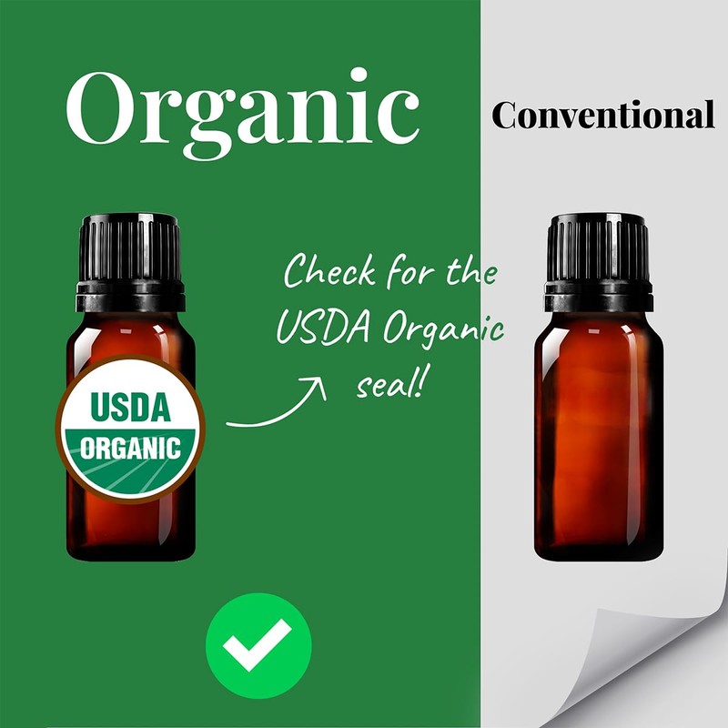 Premium USDA Organic Essential Oils Set4-100% Pure Natural Undiluted, for