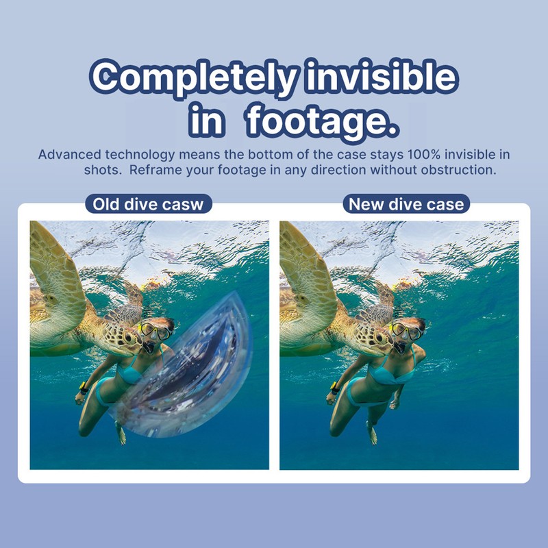 Action Camera Waterproof Case 45m Protective Dust Proof Action Camera