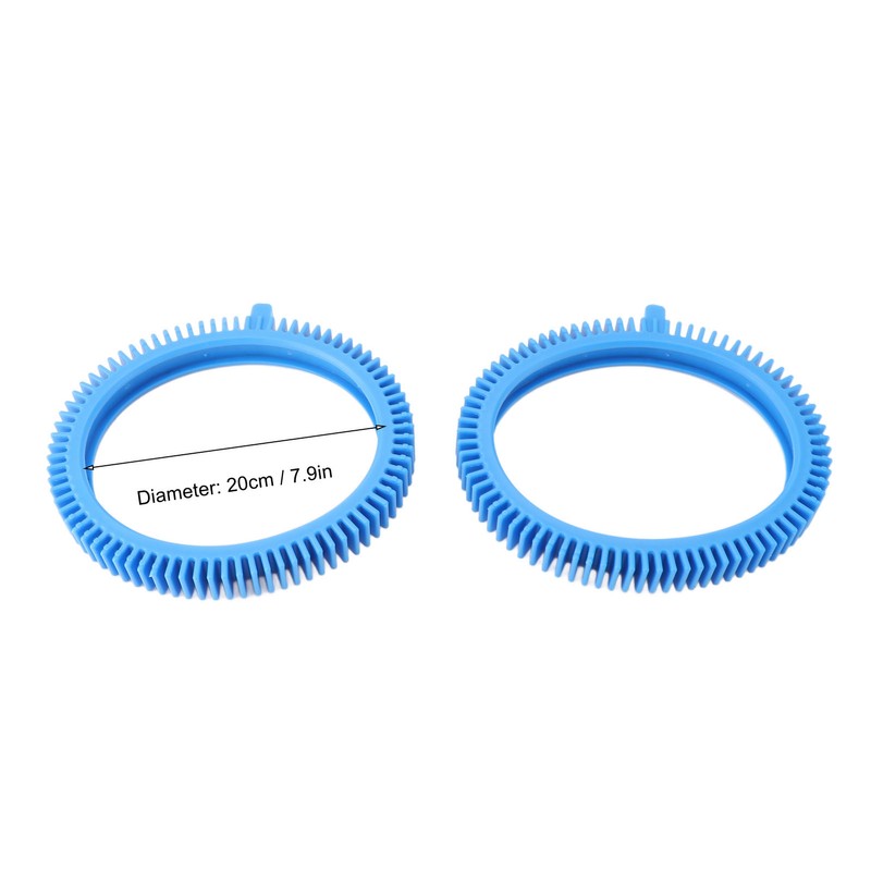 2pcs 896584000 143 Pool Cleaner Front Tire Blue Rubber with