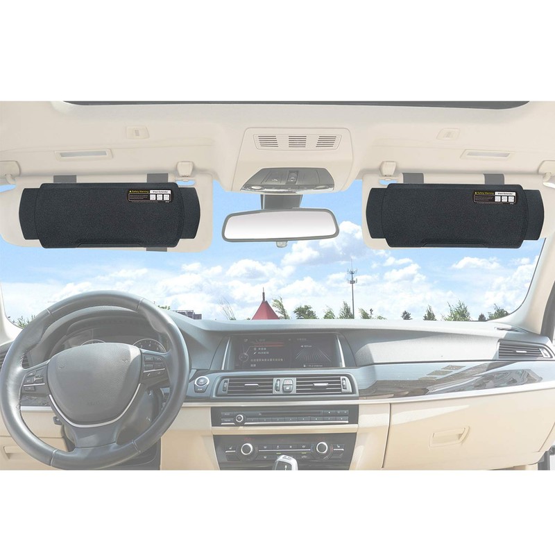TFY Car Sun Visor Extender for Windshield and Side Window,