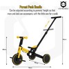 4 in 1 Kids Tricycle with Parent Push Handle |