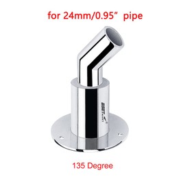 Riloer Exhaust Skin 316 Stainless Steel Through Hull, Suitable For Ships, Marine Vehicles And Trucks, For 24Mm Diesel Parking Heater (Folded 135 °)