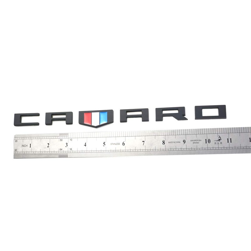 Aimoll Camaro Emblem Badges 3D Letter Replacement for Silverado Camaro