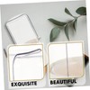 IWOWHERO Cosmetic Box Plastic Brush Bucket Travel Makeup Case Brush