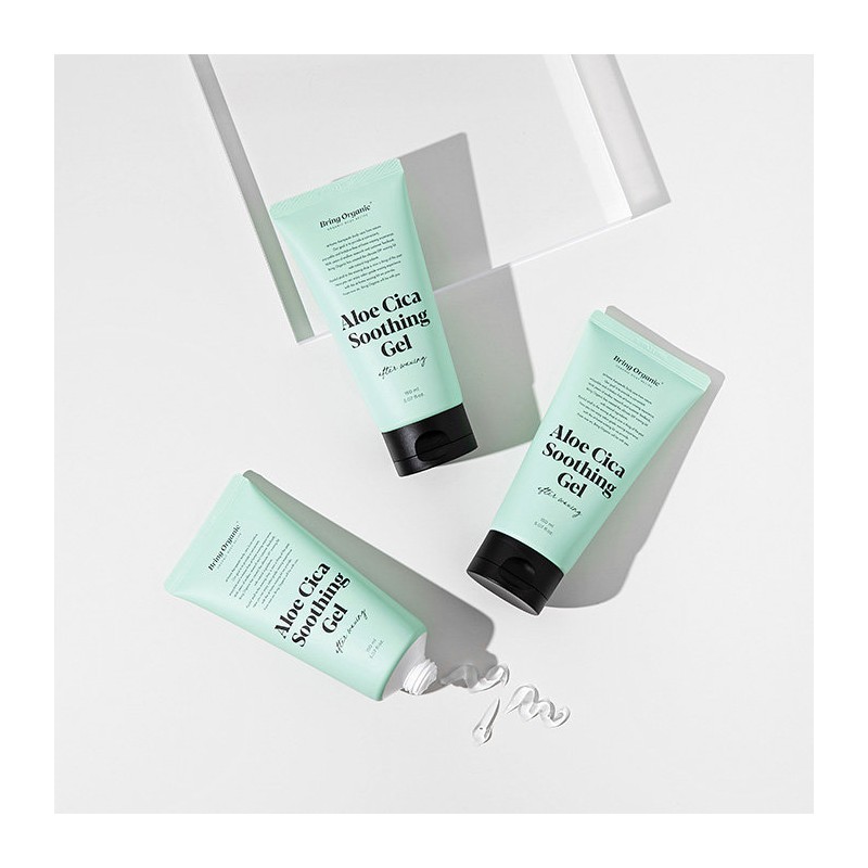Aloe Cica Soothing Gel After Waxing Care Ingrown Hair Prevention