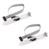 Poyiccot DB9 to 10-Pin IDC Serial Cable 2-Pack, RS232 Serial